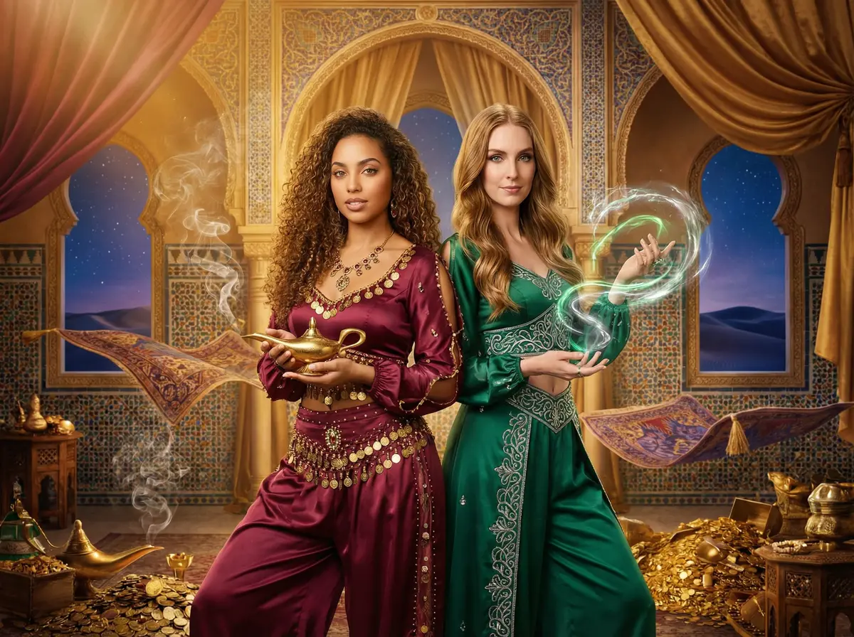 ARABIAN NIGHTS AI photo booth theme