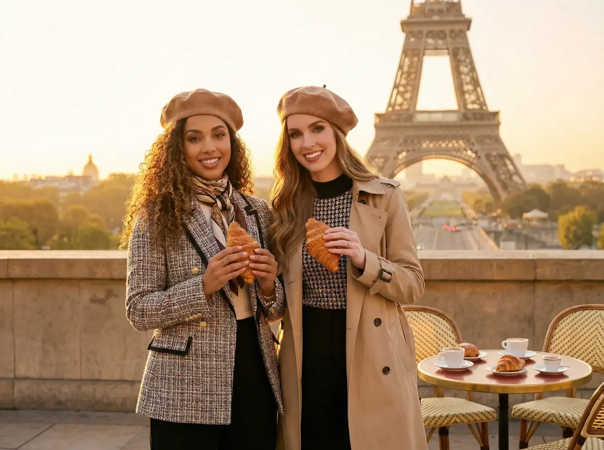 Around the World AI photo booth theme
