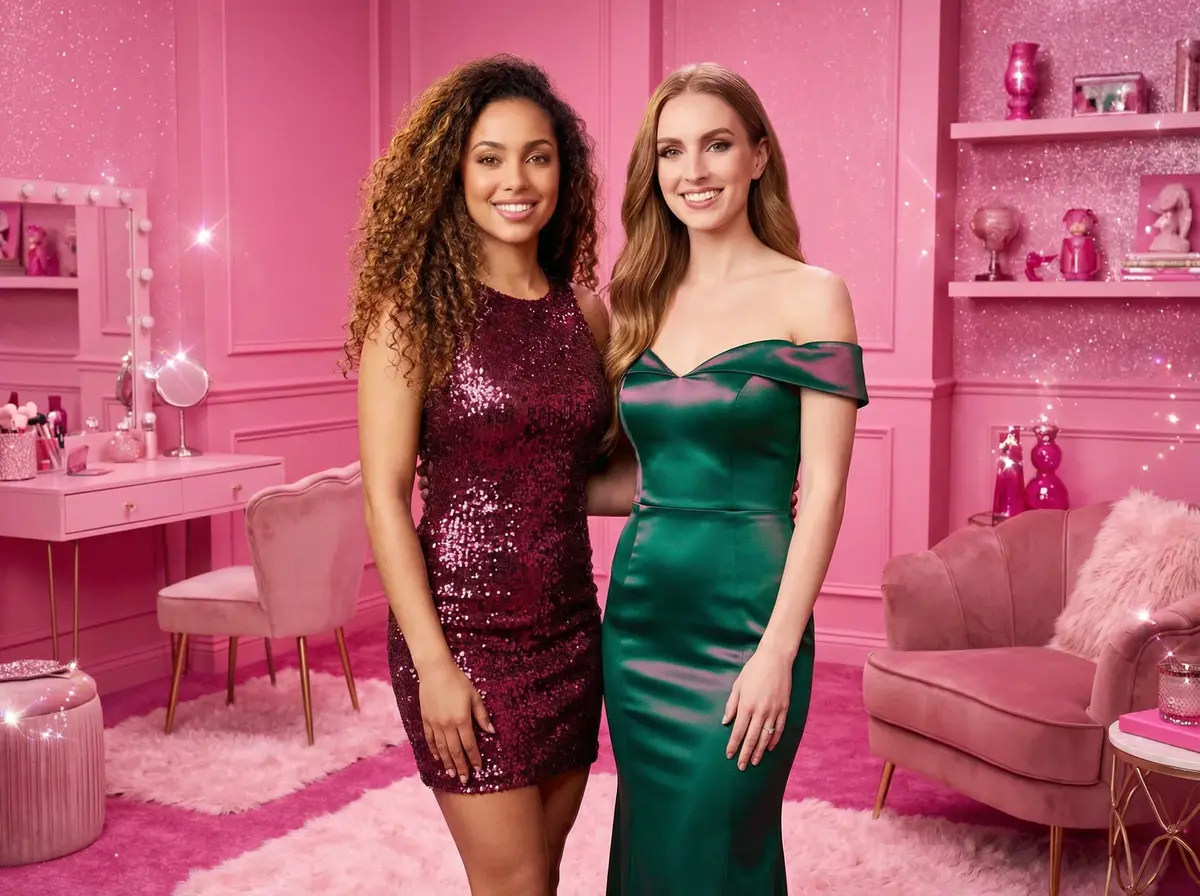 BARBIECORE AI photo booth theme