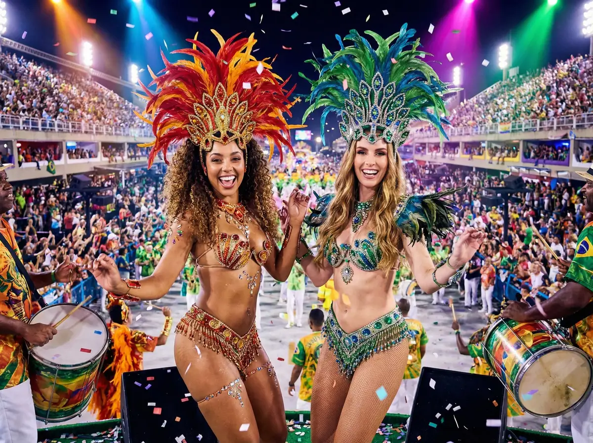 CARNIVAL BRAZIL AI photo booth theme