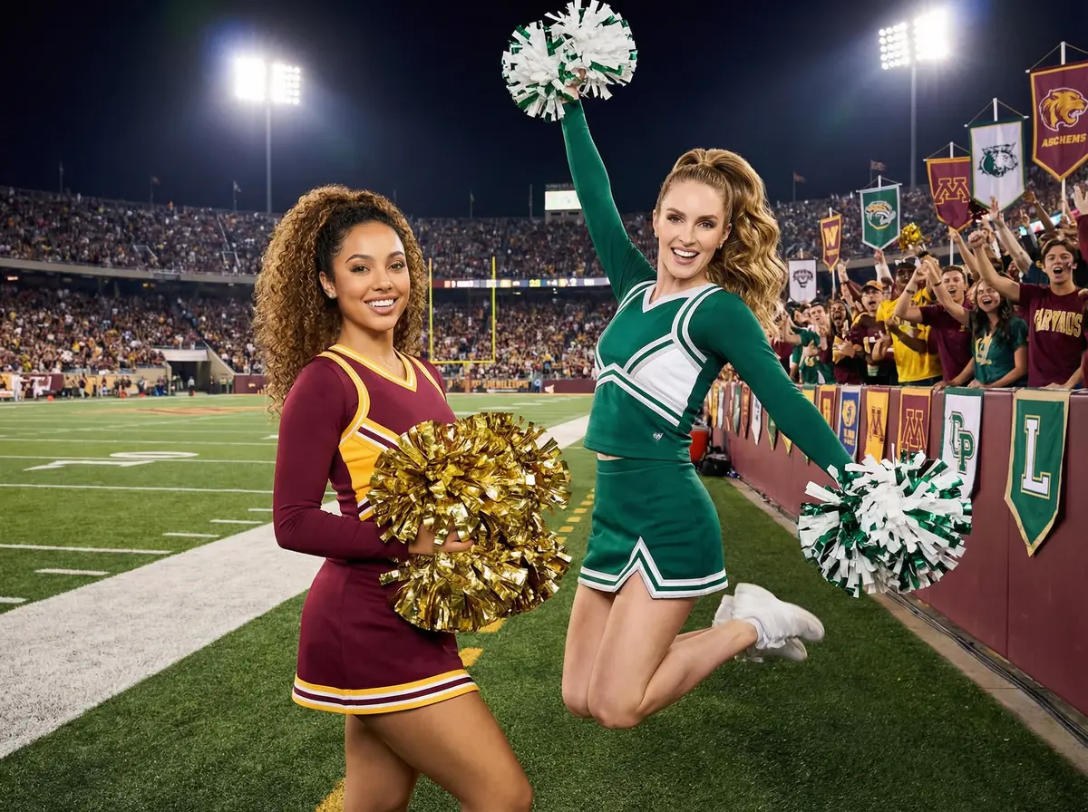 CHEER SQUAD AI photo booth theme