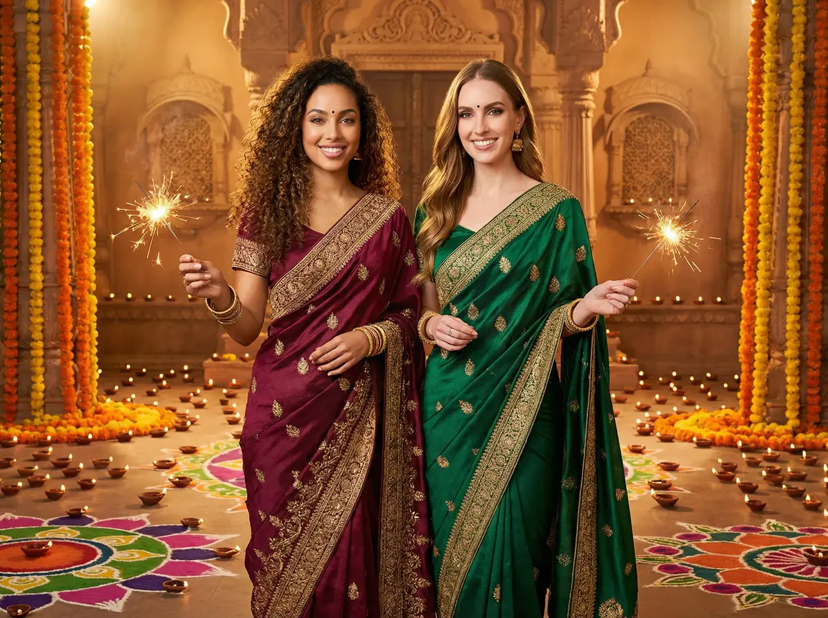 DIWALI FESTIVAL OF LIGHTS AI photo booth theme