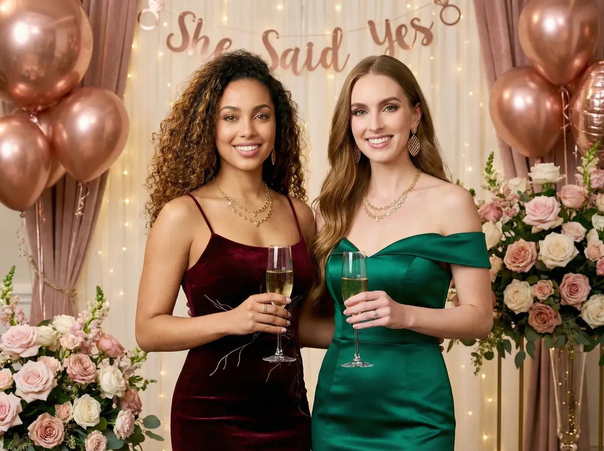 ENGAGEMENT PARTY AI photo booth theme
