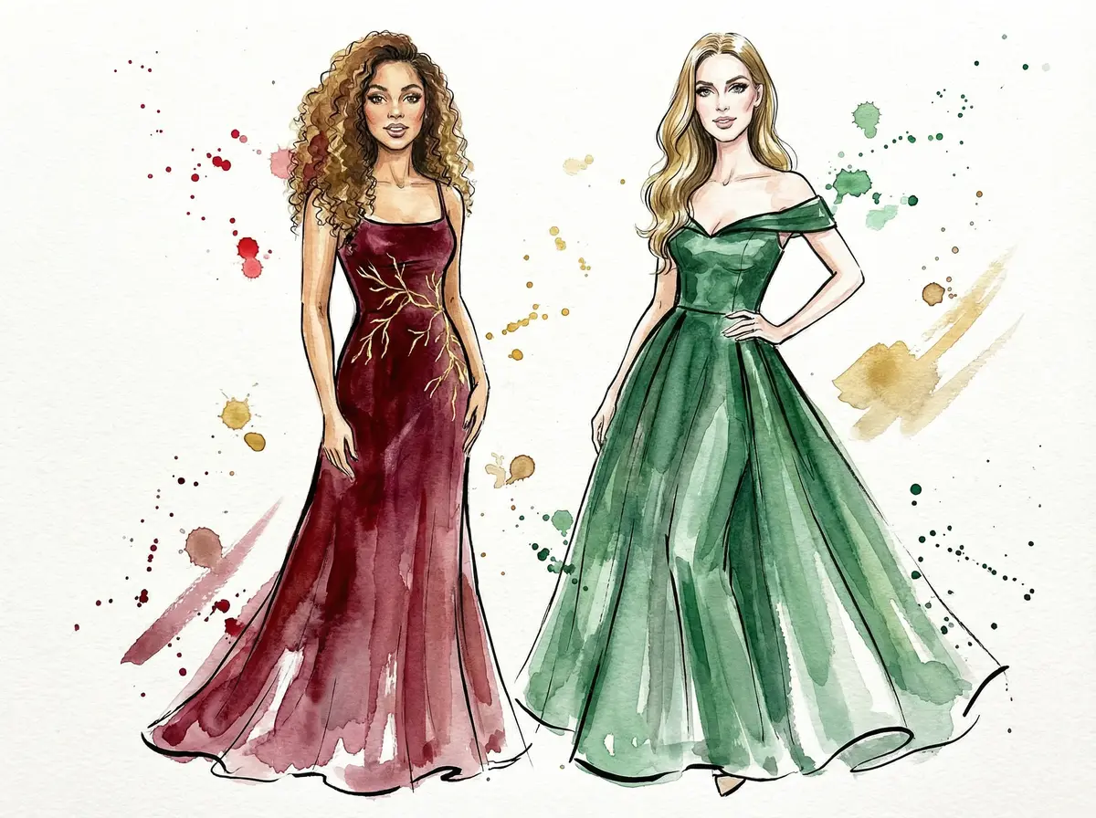 Fashion Illustration AI photo booth theme