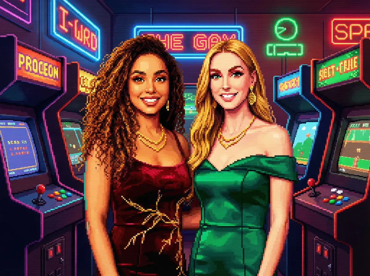 16-Bit Retro Gamer AI photo booth theme