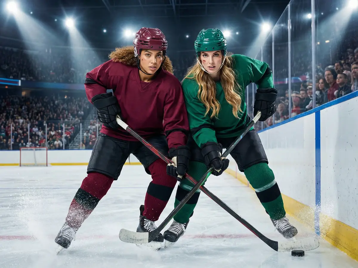 HOCKEY HERO AI photo booth theme