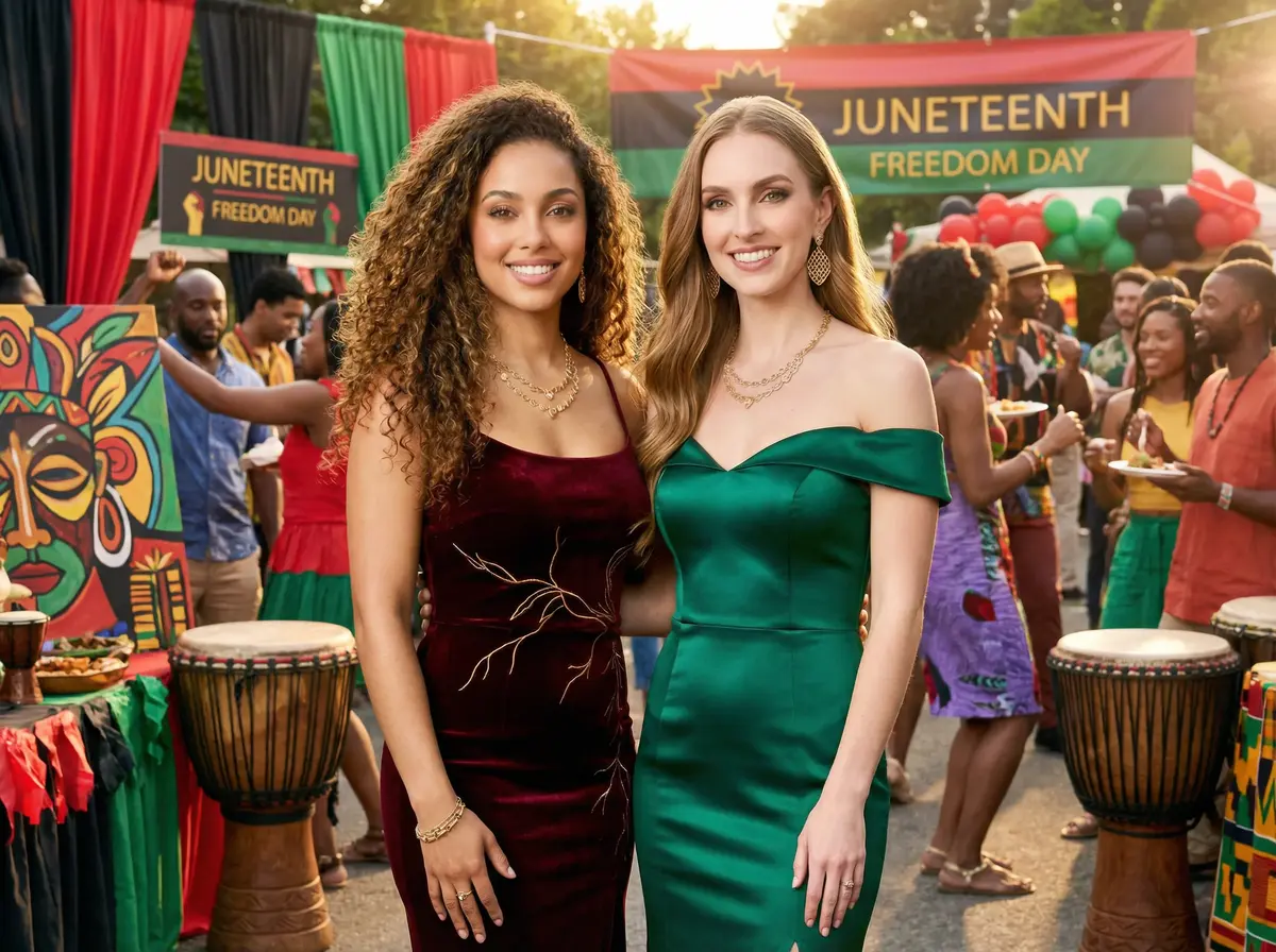 JUNETEENTH CELEBRATION AI photo booth theme