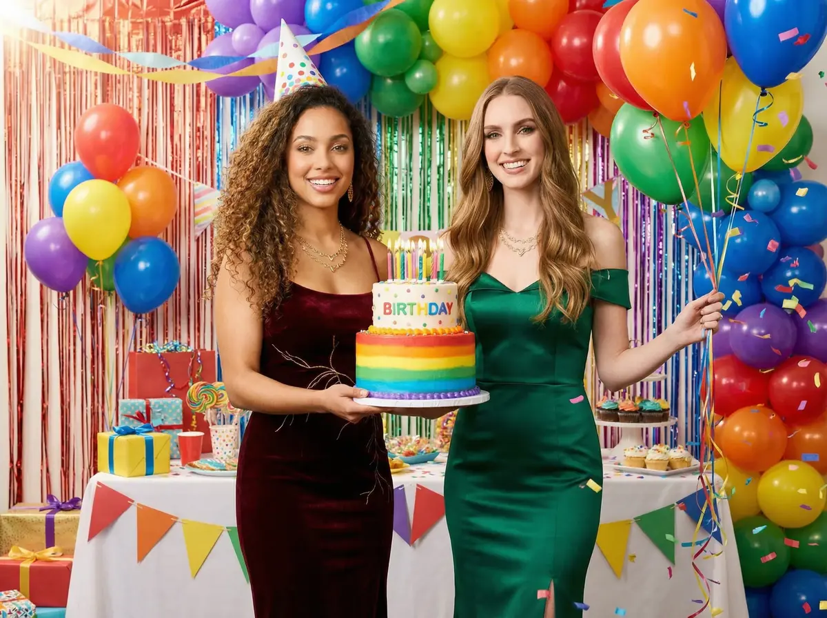 BIRTHDAY BASH AI photo booth theme