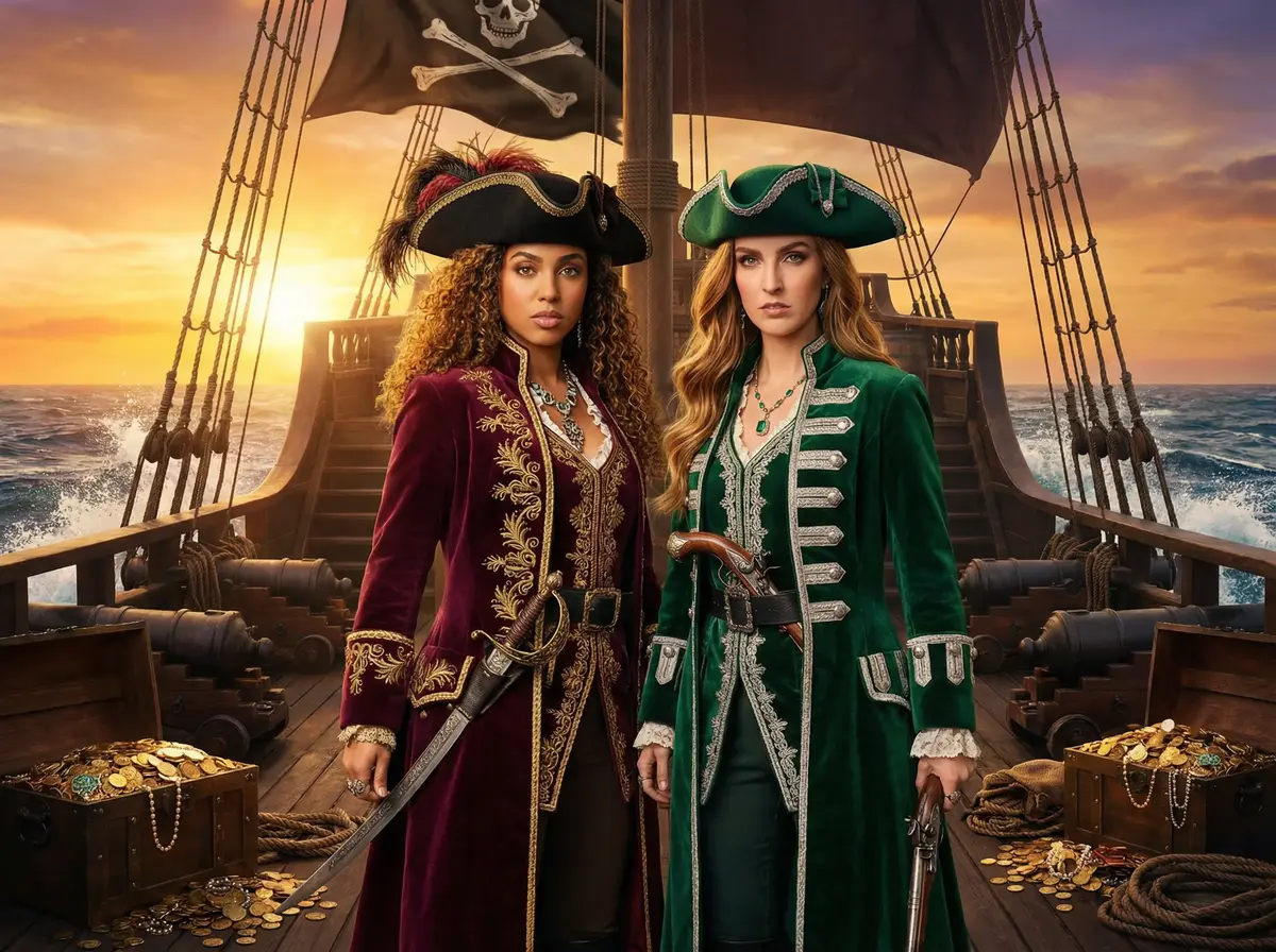 Pirate Adventure AI photo booth theme