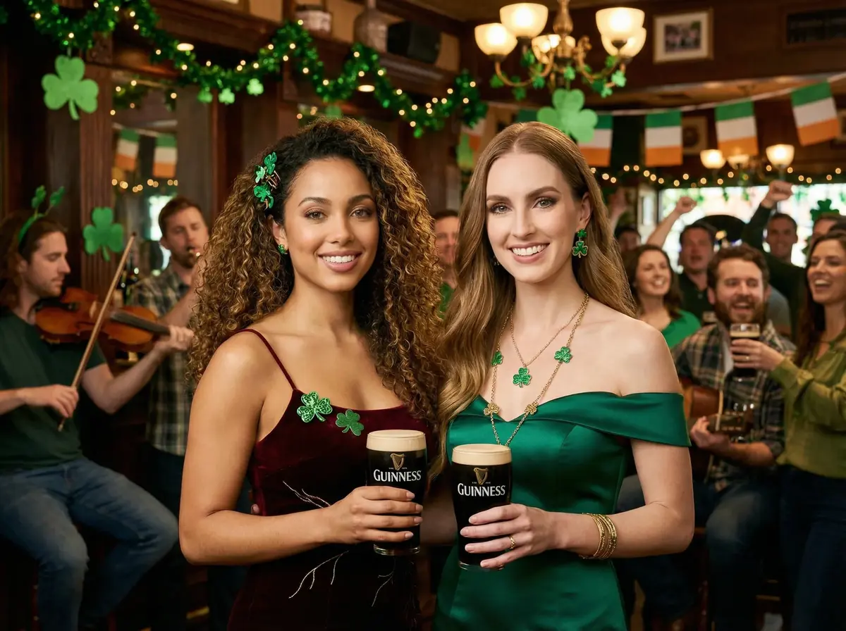 St. Patrick's Day AI photo booth theme