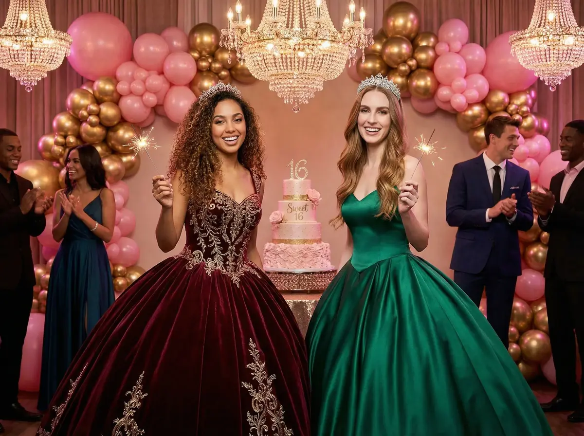 Sweet 16 AI photo booth theme