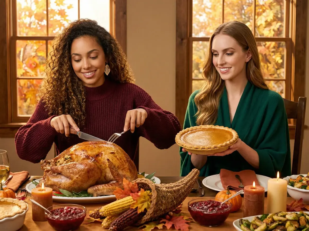 Thanksgiving Harvest AI photo booth theme