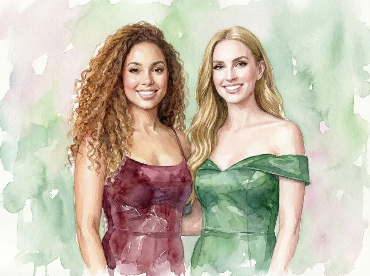Watercolor AI photo booth theme