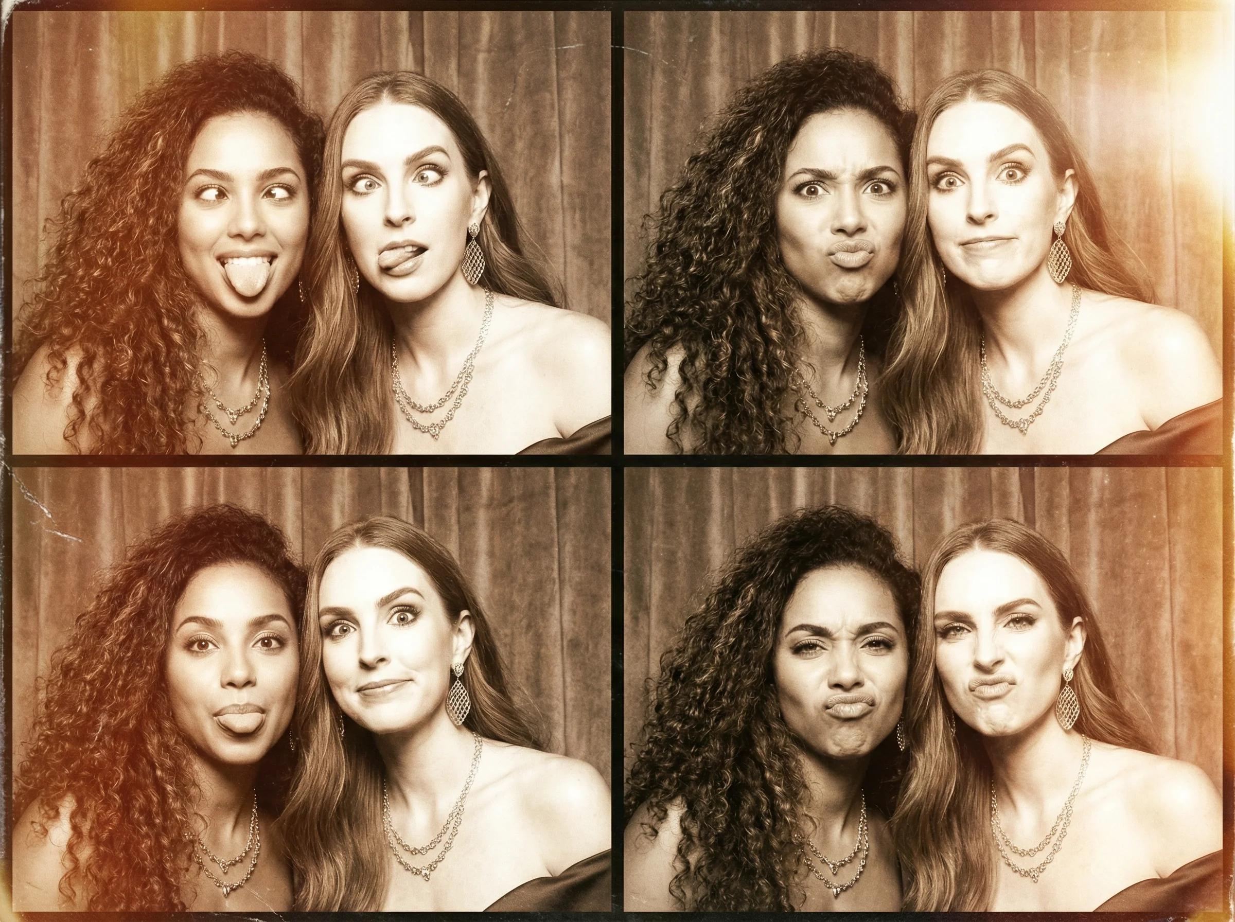 Analog Strip — Vintage Chemical Photo Booth Portrait Pack AI photo booth theme