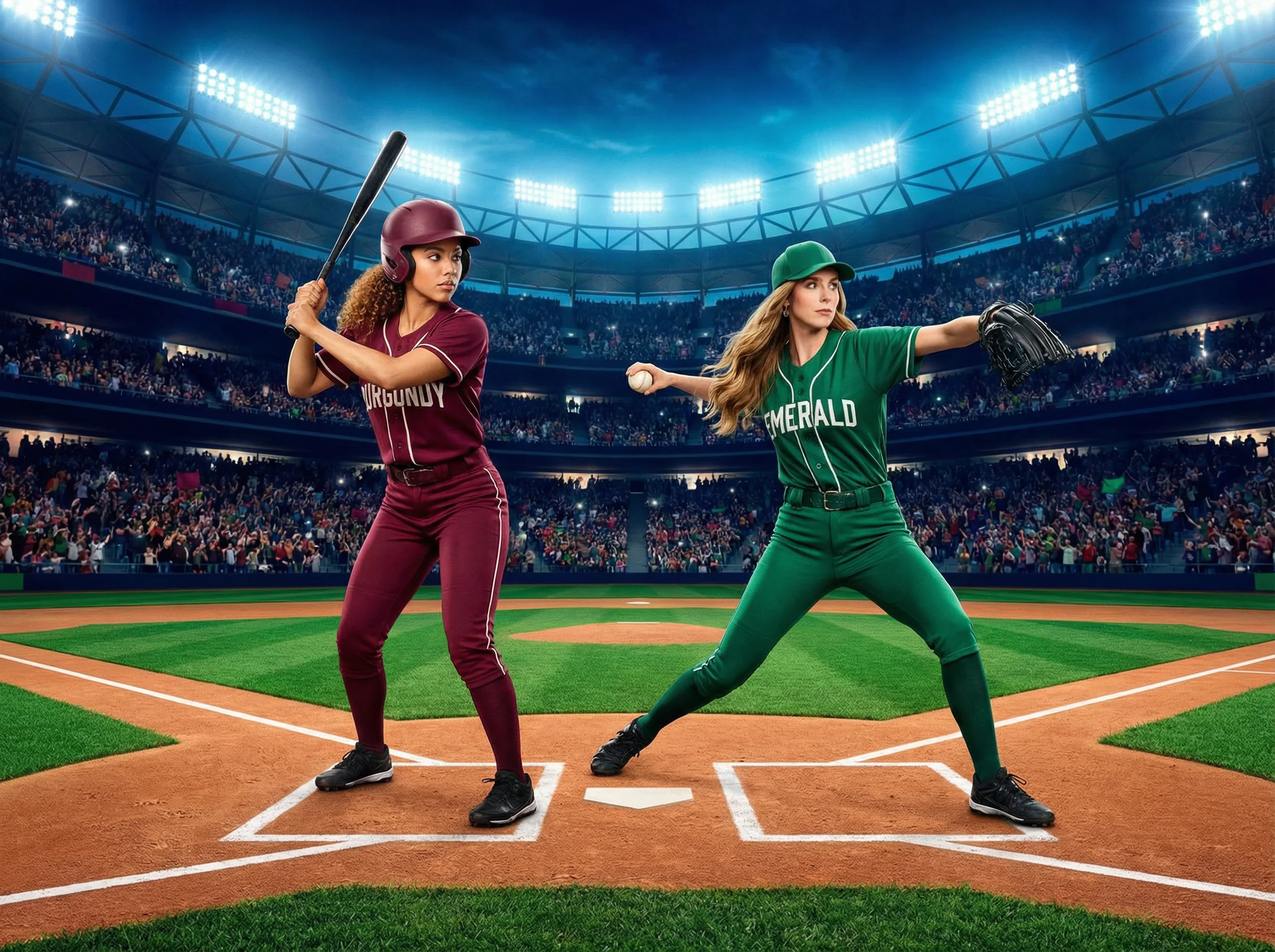 Baseball AI photo booth theme