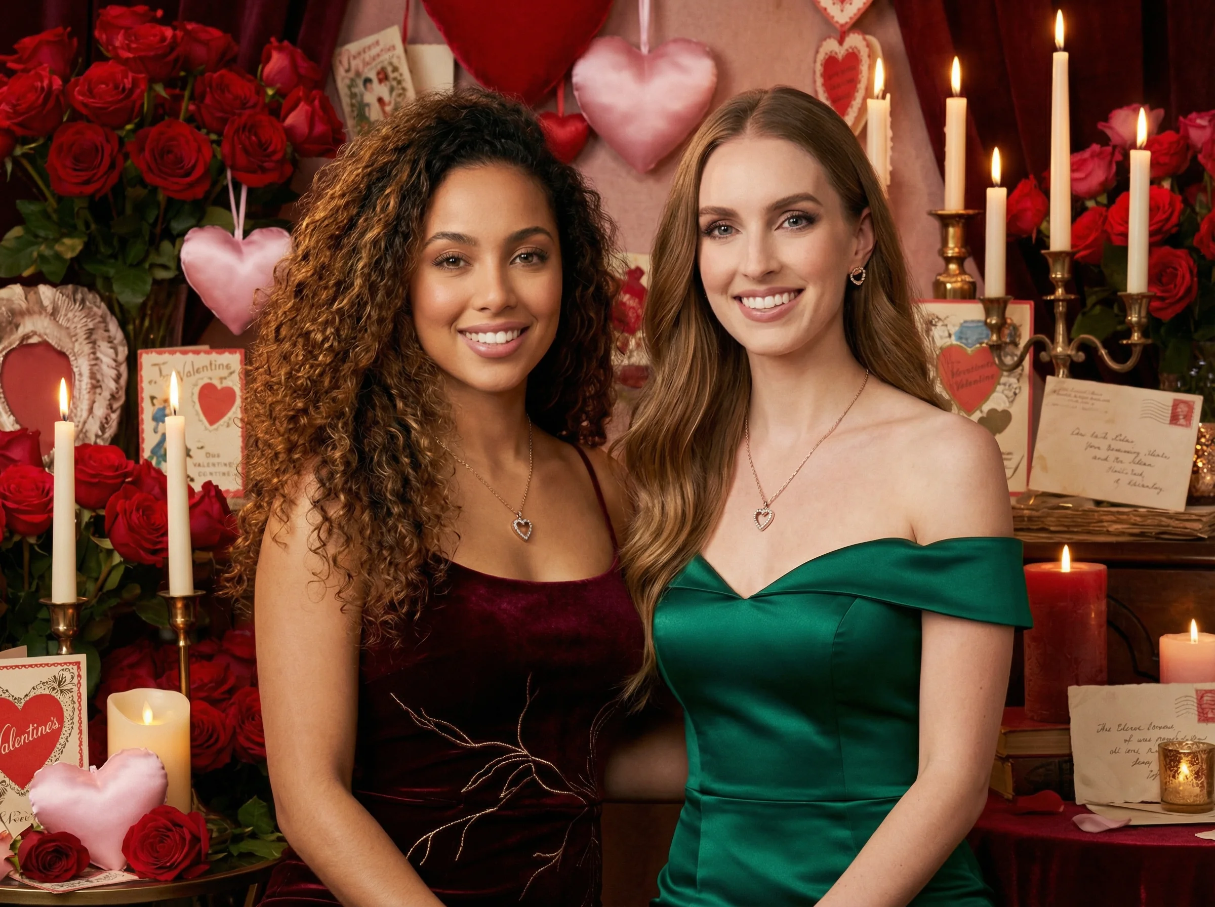 Valentine's Day Romance AI photo booth theme